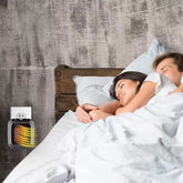 800W Space Heater | Digital Electric Wall Plug Heater with Fan | Compact Home & Office Warmer